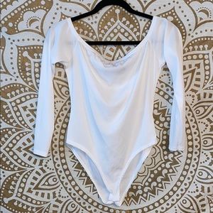 Off the shoulder bodysuit